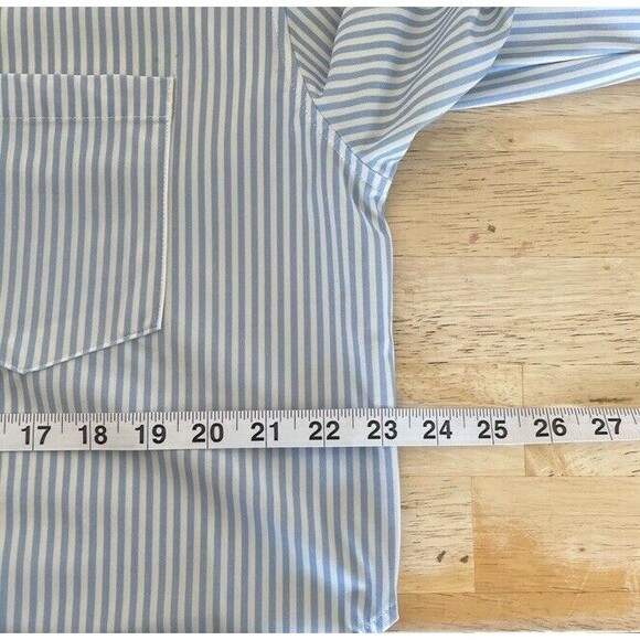 ONA by Yoon Chung Oversized Shirt Small Stripe Sustainable Italian Fabric Beachy - Picture 9 of 14